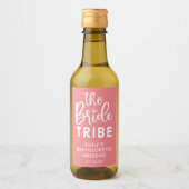 パーソナライズされた花嫁部隊のバチェロレッテ ワインラベル (正面)