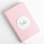 パーソナライズされた花嫁 ラウンドシール<br><div class="desc">Zazzleでのパーソナライズされた花嫁製品のご紹介へようこそ！ ここでは、花嫁になるまでの旅を祝うためのユニークでカスタマイズ可能なアイテムの作成を専門としています。 夢の結婚式を計画している場合でも、完璧な結婚式前のお祝いのギフトを探している場合でも、当店で対応できます。</div>