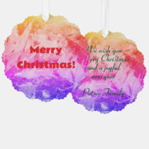 パーソナライズされた芸術的クリスマス