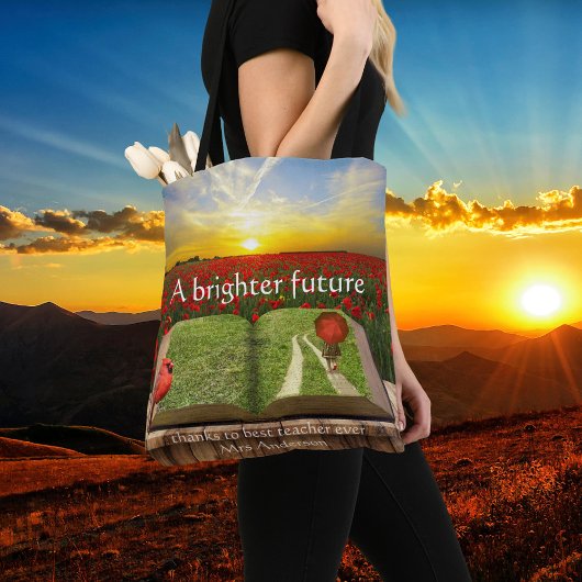 パーソナライズされた芸術的最高の先生トートバッグ トートバッグ