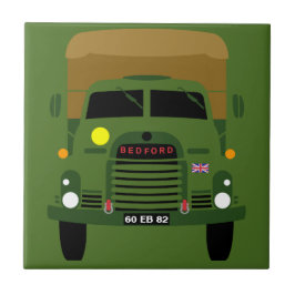 パーソナライズされた英国陸軍退役軍人トラック タイル