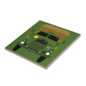 パーソナライズされた英国陸軍退役軍人トラック タイル (側面)