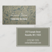 パーソナライズされた華美壁紙（アメリカ） 名刺 (正面/裏面)