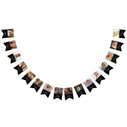 パーソナライズされた葬式 バンティングフラッグ (全)