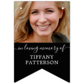 パーソナライズされた葬式 バンティングフラッグ (第2の旗)