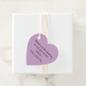 パーソナライズされた薄紫 フェイバータグ (インサイチュ)