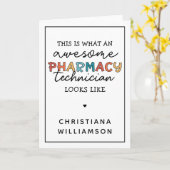 パーソナライズされた薬学素晴らし士 カード (黄色い花)