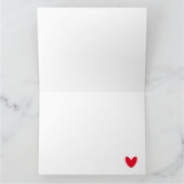 パーソナライズされた虹の天気の母の日カード カード (内部)