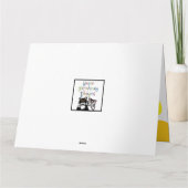 パーソナライズされた虹の天気の母の日カード カード (裏面)