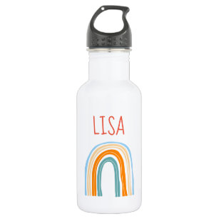 パーソナライズされた虹の水瓶贈り物子供へ ウォーターボトル