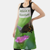 パーソナライズされた蝶オン《植物》百日草 エプロン (インサイチュ)