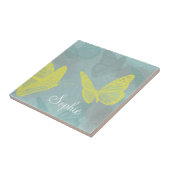 パーソナライズされた蝶グランジ タイル (側面)