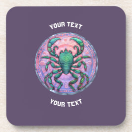 パーソナライズされた蠍座〔占星術の〕十二宮図標識 コースター
