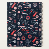 パーソナライズされた裁縫テーマプランナー手帳 プランナー手帳 (裏面)