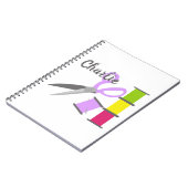 パーソナライズされた裁縫 ノートブック (左側)