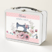 パーソナライズされた裁縫 メタルランチボックス (正面)