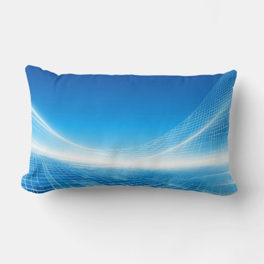 パーソナライズされた装飾用クッション-モダンデザイン ランバークッション (正面)