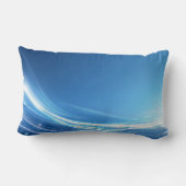 パーソナライズされた装飾用クッション-抽象芸術アートワーク ランバークッション (裏面)