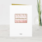 パーソナライズされた記念写真カード カード (裏面)