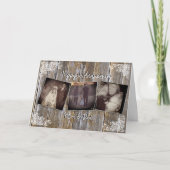 パーソナライズされた記念写真カード カード (正面)