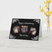 パーソナライズされた記念写真カード カード (黄色い花)