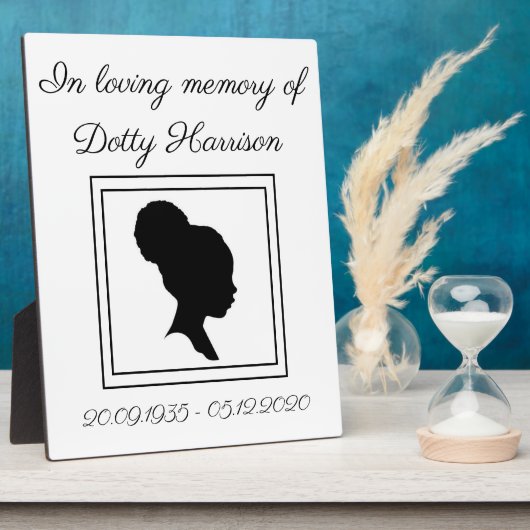 パーソナライズされた記念写真プラーク フォトプラーク (側面)