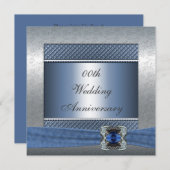 パーソナライズされた記念日パーティーの招待状 招待状 (正面/裏面)