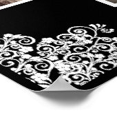 パーソナライズされた記念日写真ポスター ポスター (角)