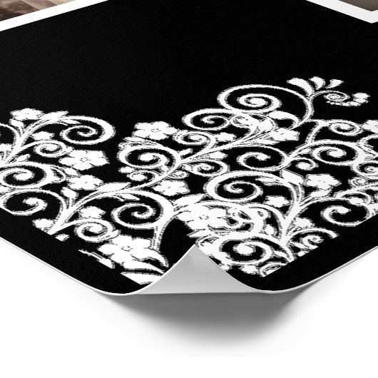 パーソナライズされた記念日写真ポスター ポスター (角)