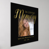 パーソナライズされた記念箔プリント 箔ポスター (レイダウン)