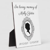 パーソナライズされた記念額写真プラーク フォトプラーク (側面)