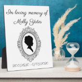 パーソナライズされた記念額写真プラーク フォトプラーク (側面)