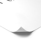 パーソナライズされた詩編23-NIVバイブル聖なる書物、 経典花 ポスター (角)