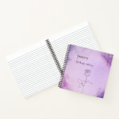 パーソナライズされた詩 ノートブック (内部)