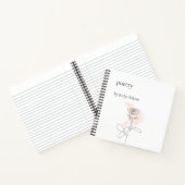 パーソナライズされた詩 ノートブック (内部)