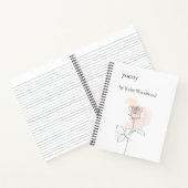 パーソナライズされた詩 ノートブック (内部)