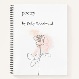 パーソナライズされた詩 ノートブック