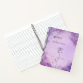 パーソナライズされた詩 ノートブック (内部)