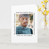 パーソナライズされた詳細おもしろい特性の特性 カード (黄色い花)