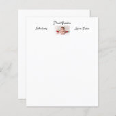 パーソナライズされた誇りを持った新生児生まれたばかりの写真 (正面/裏面)