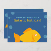 パーソナライズされた誕生日おもしろい ポストカード (正面/裏面)