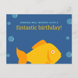 パーソナライズされた誕生日おもしろい ポストカード