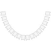 パーソナライズされた誕生日と結婚のバンティンバナー バンティングフラッグ (全)