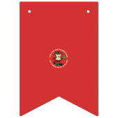 パーソナライズされた誕生日と結婚のバンティンバナー バンティングフラッグ (第3の旗)