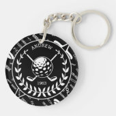 パーソナライズされた誕生日の贈り物 キーホルダー (裏面)