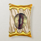 パーソナライズされた誕生日の贈り結婚物 アクセントクッション (裏面(縦))