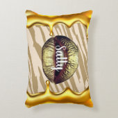 パーソナライズされた誕生日の贈り結婚物 アクセントクッション (正面(垂直))