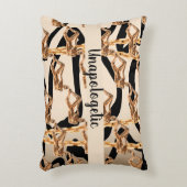 パーソナライズされた誕生日の贈り結婚物 アクセントクッション (正面(垂直))