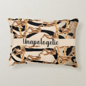 パーソナライズされた誕生日の贈り結婚物 アクセントクッション (裏面)