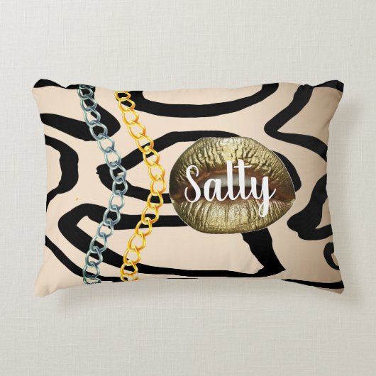 パーソナライズされた誕生日の贈り結婚物 アクセントクッション (正面)